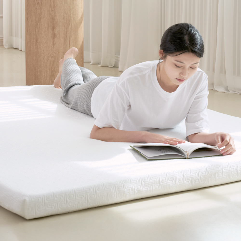 프로젝트슬립 푹신토퍼 오가닉 메모리폼 바닥 접이식 기숙사 돌침대 매트리스 MS(멀티싱글)