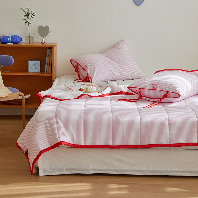 마틸라 리본케이크 스노우시어서커 양면 여름차렵이불 패드세트 SS