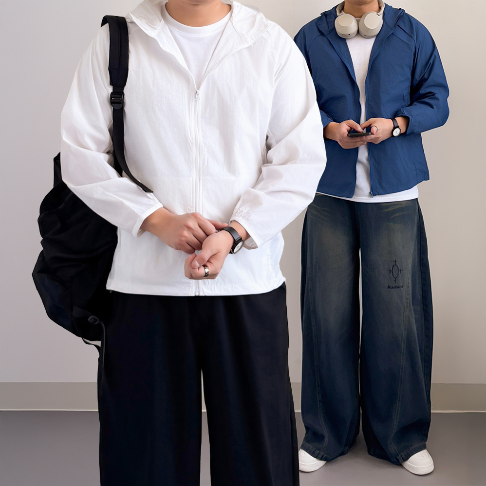 1+1 봄바람막이 후드바람막이 러닝바람막이 - 상세 이미지 5