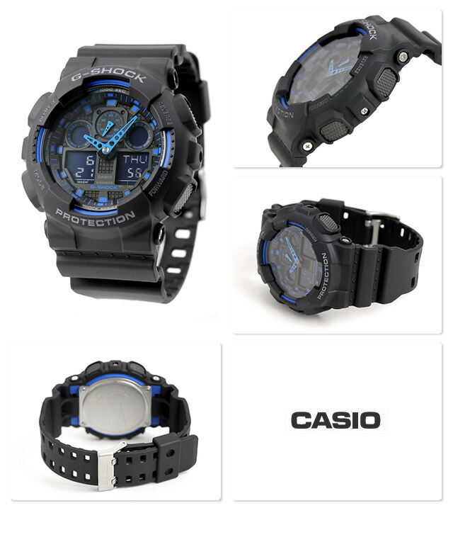 카시오 CASIO 지샥 검파 남성 손목 레저 캐주얼 군대 시계 GA100-1A2 - 상세 이미지 2