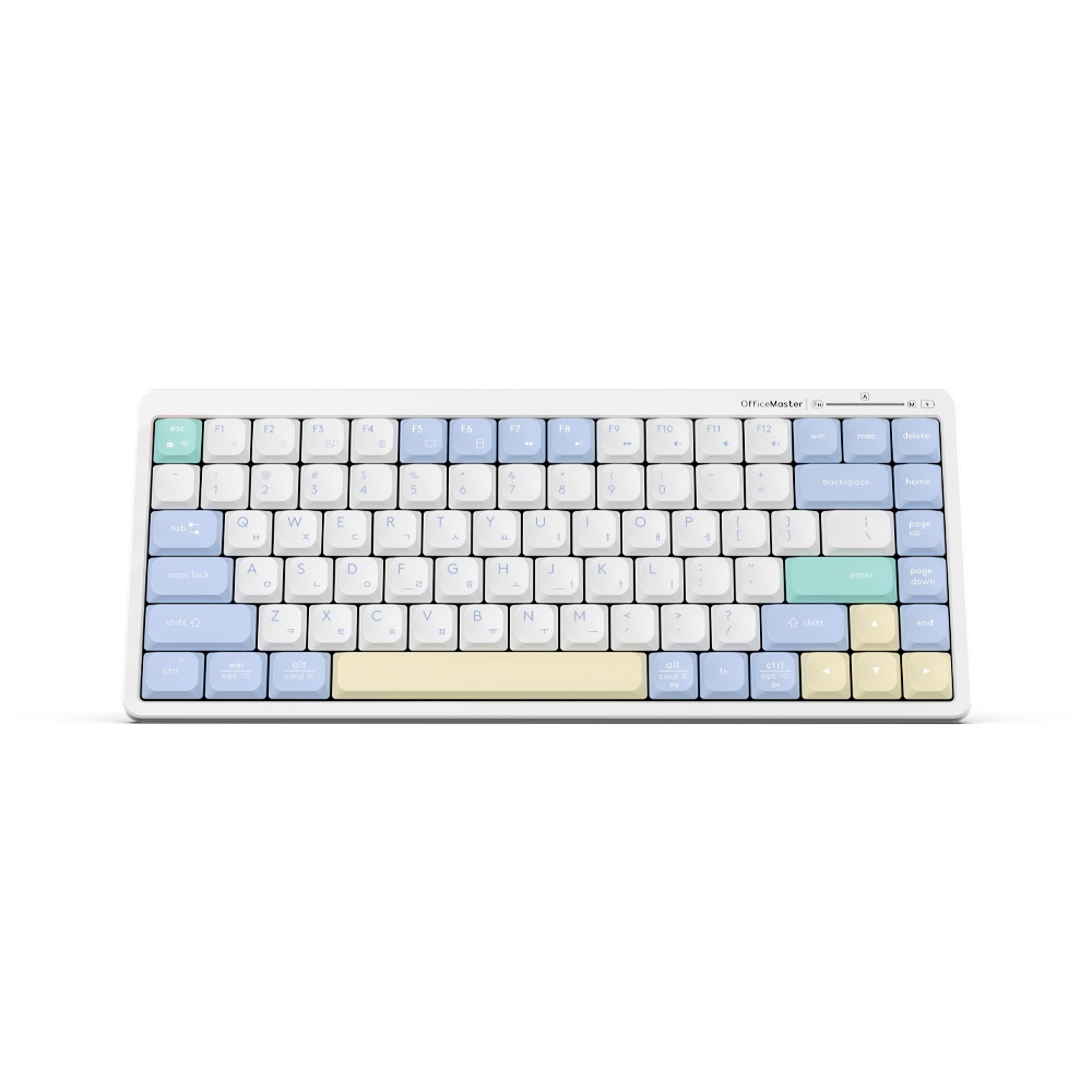 (휴대용 저소음키보드) GK694 OfficeMaster 3모드 저소음 키보드 머랭, 펜타그래프