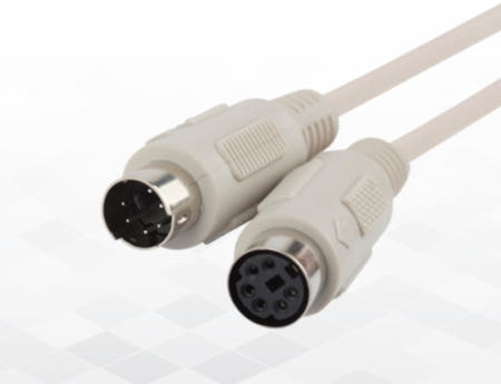 D[10533]PS2키보드연장케이블,DIN6P M／F 1.8M