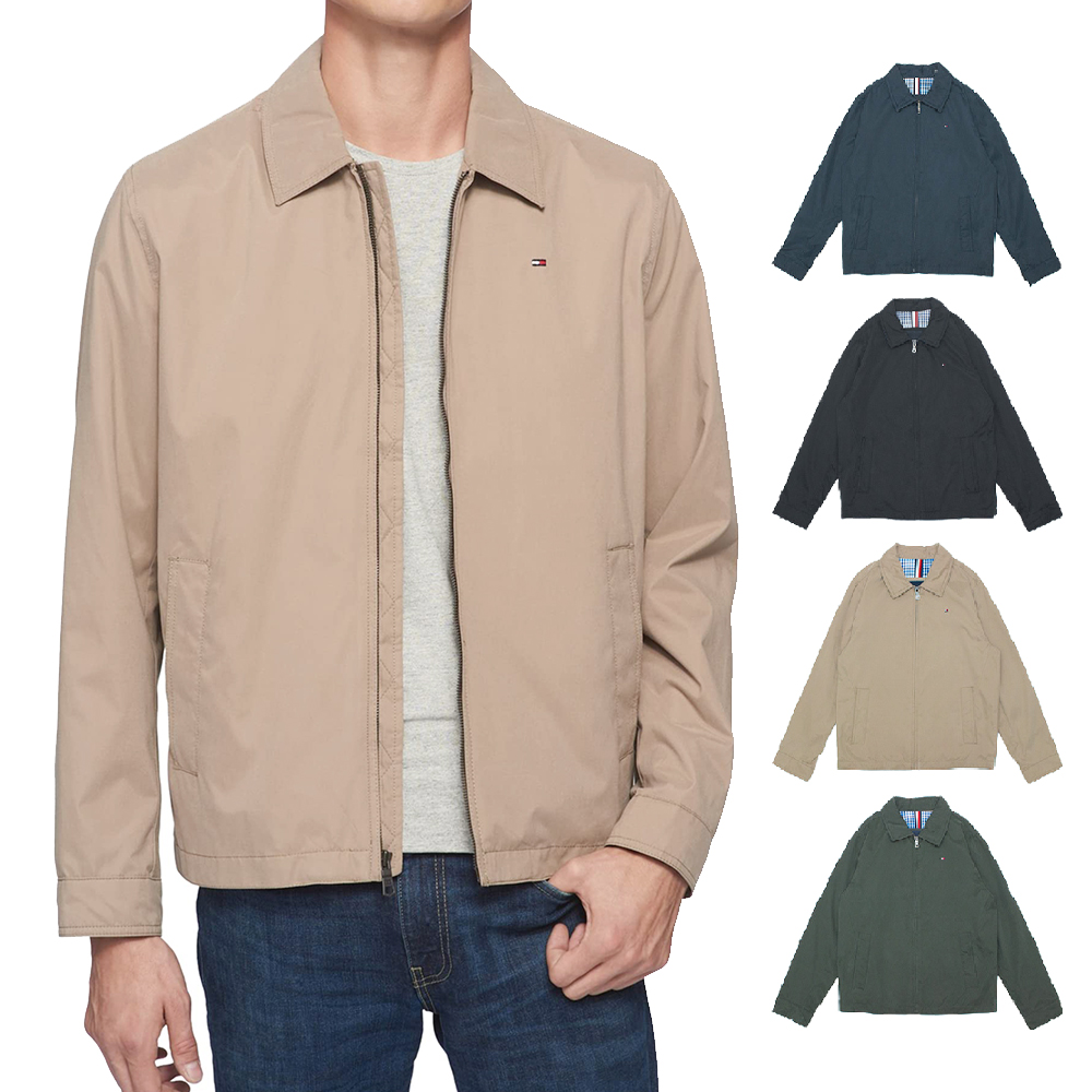 타미힐피거 남성 소프트쉘 코치 바람막이 봄버 자켓