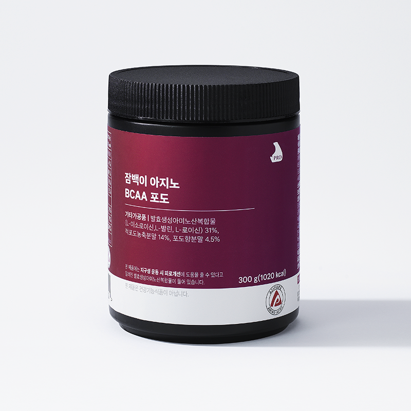 잠백이 BCAA 아미노산 애플레몬 500g 100서빙 - 상세 이미지 4