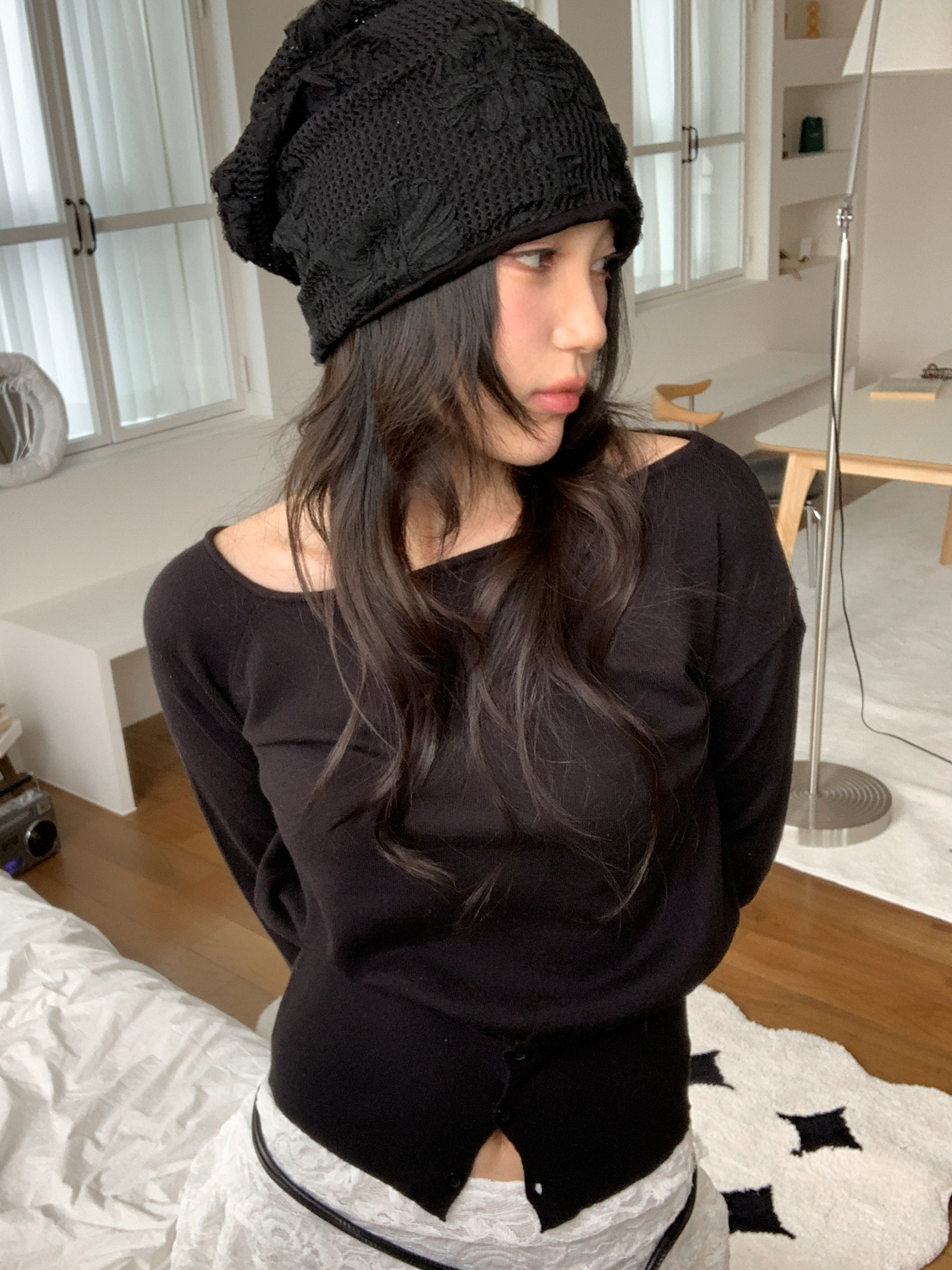 [MD추천!] 플라워 홉트 봄 여름 가을 비니 모자 3color 상세 이미지 18