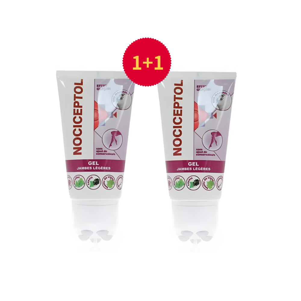 1+1 노시셉톨 다리 마사지겔 150ML NOCICEPTOL 라이트 레그젤 2팩 - 메인 이미지