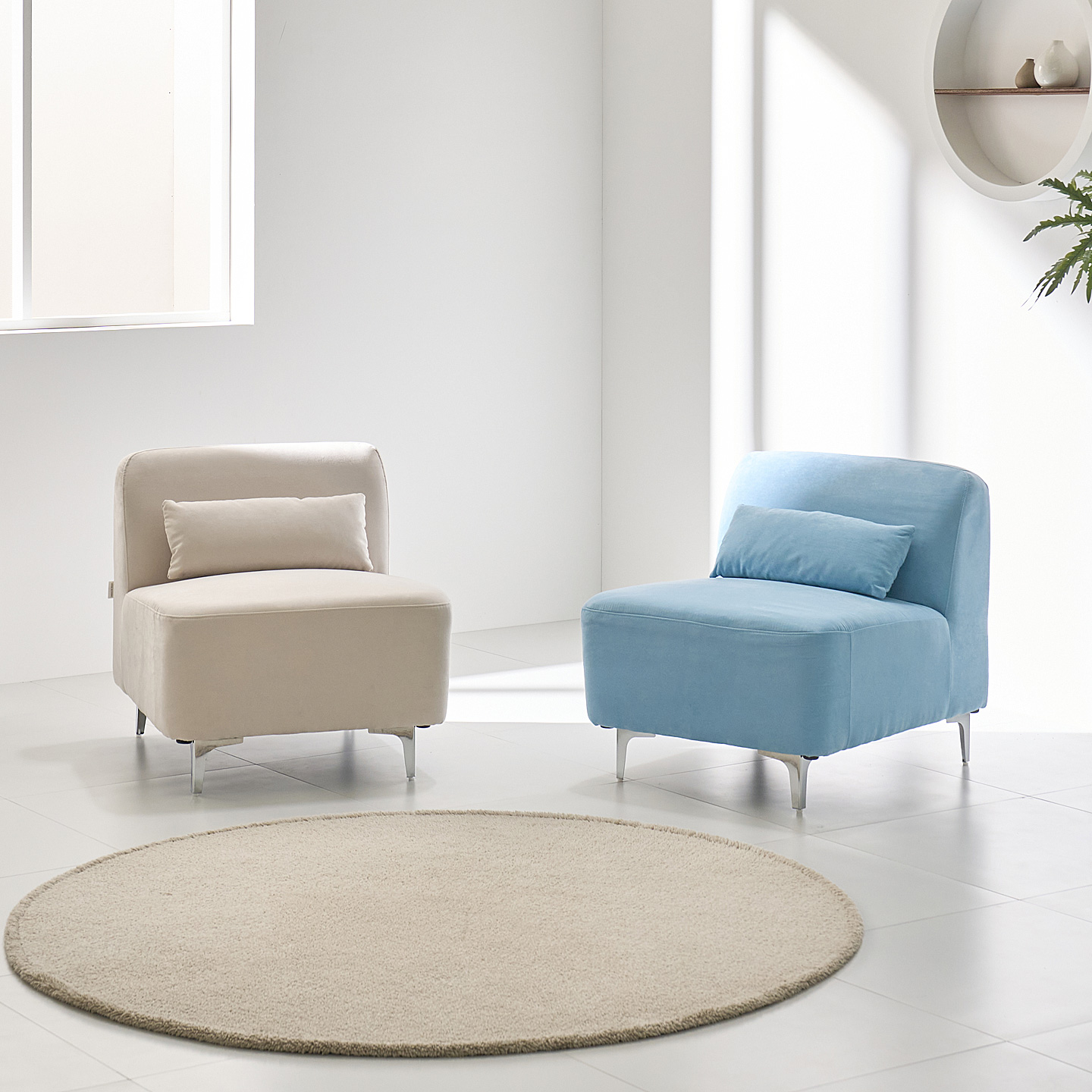 해피아이 미노이 1인용미니쇼파 원룸 아쿠아텍스 소파 1인 2인