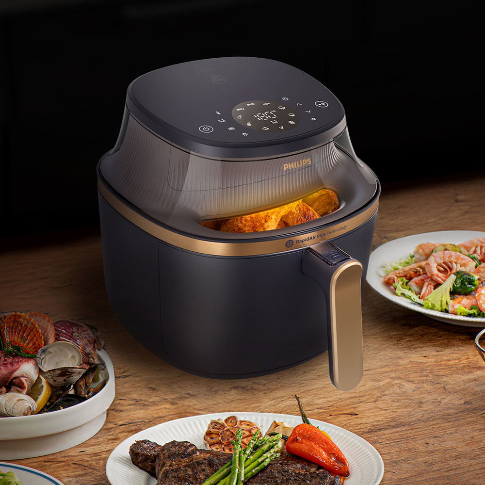 필립스 3000시리즈 대용량 보이는 에어프라이어 7.2L NA342/00 +베이킹트레이+하인즈 케찹&마요네즈