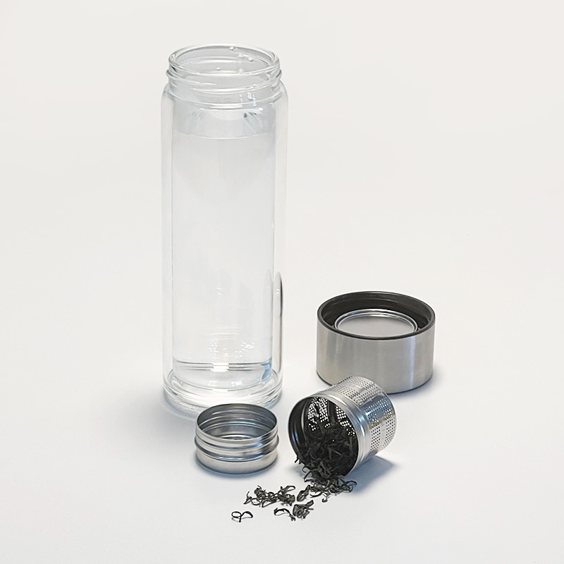 마그넷 이중유리 티 보틀 텀블러 리유저블컵 400ml 이미지 6