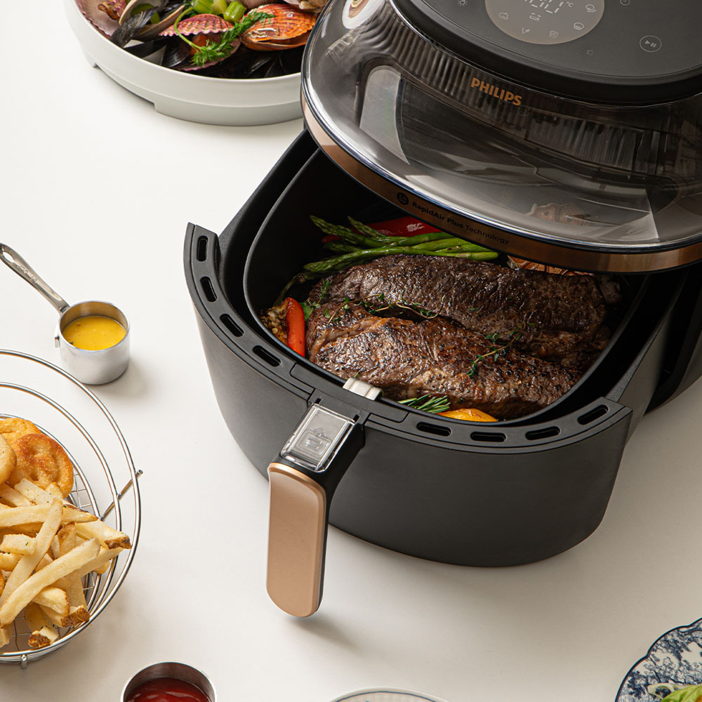 필립스 3000시리즈 대용량 보이는 에어프라이어 7.2L NA342/00 +베이킹트레이+하인즈 케찹&마요네즈