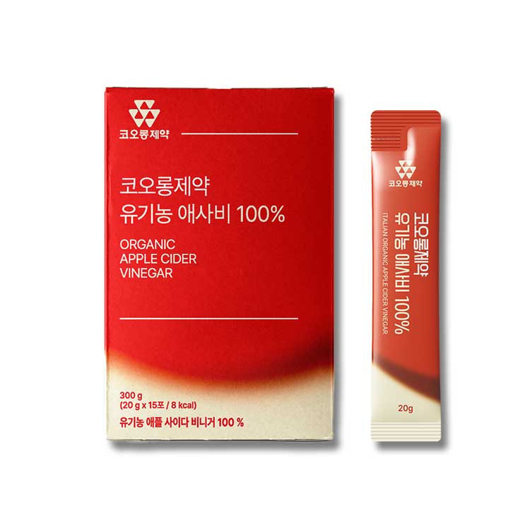 코오롱제약 유기농 애사비 100% 20g x 15포 첨가물X 이탈리아산 사과 - 상품 이미지