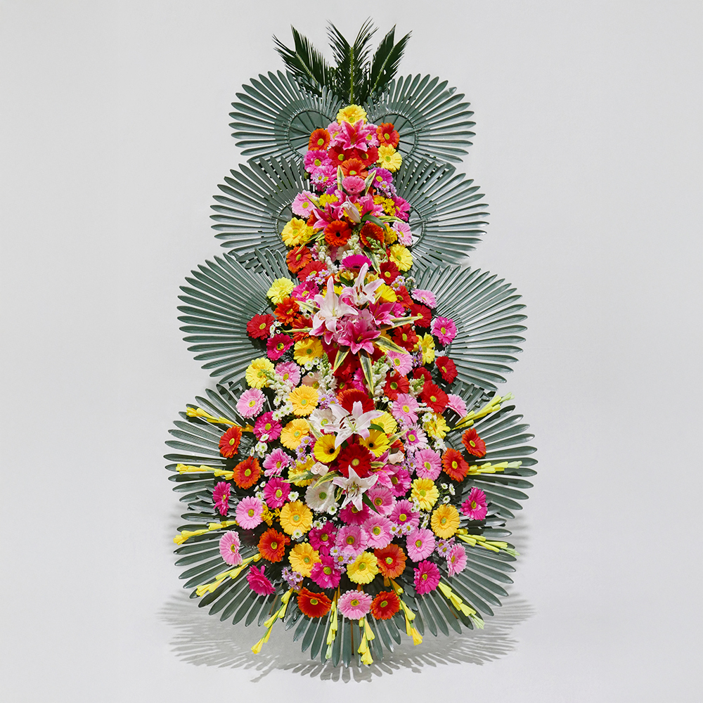 축하화환 4단 개업식 오픈식 결혼식 행사 축하 잔치 리본문구 3시간 전국당일 꽃배달서비스