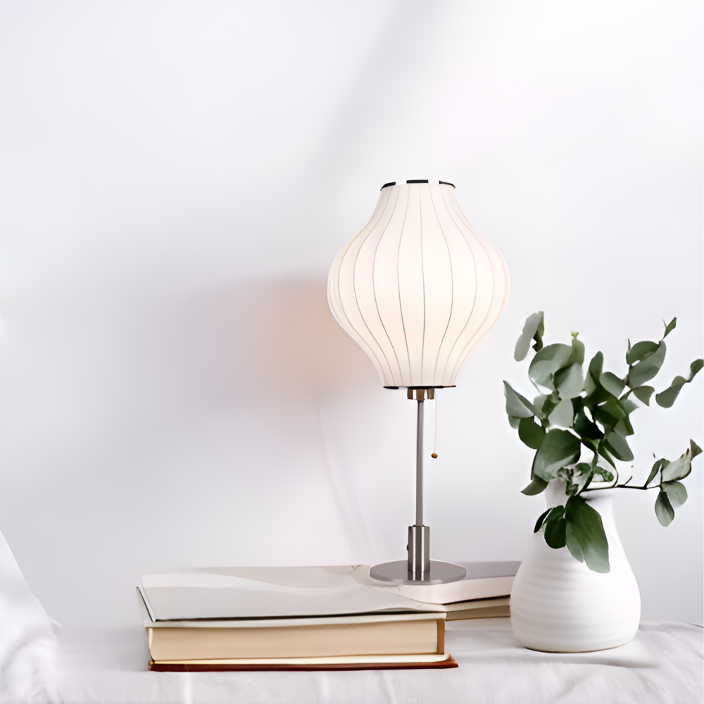 에어로 버블 테이블램프 패브릭 소서 조명 침실 협탁 무드등 - 메인 이미지