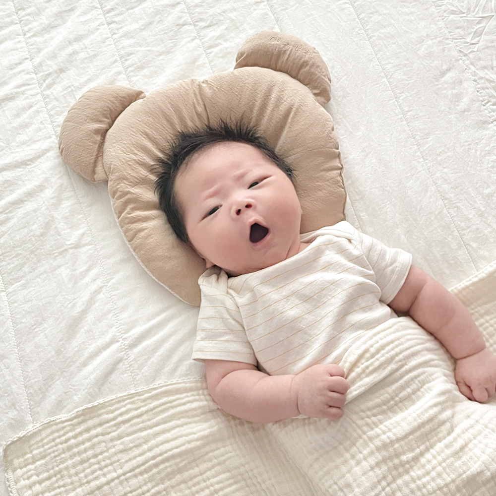 신생아 아기 곰돌이 토끼 태열 두상 베개 쉐고미