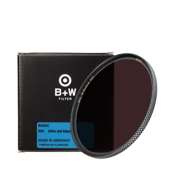 [B+W] 093 Infra red black 95mm BASIC 슈나이더 적외선 필터 - 상품 이미지