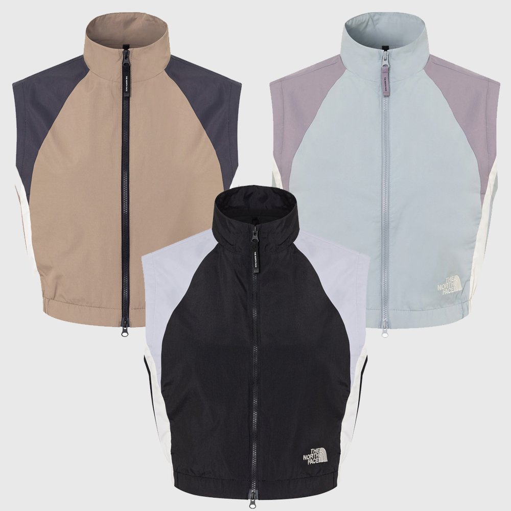 노스페이스 크롭 조끼 여성 레이어드 슬로프 베스트 NV3BR30J