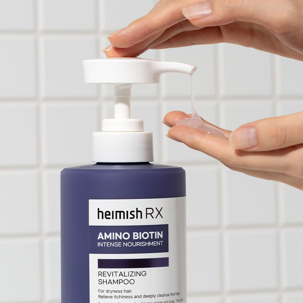 헤이미쉬RX 아미노 비오틴 리바이탈라이징 샴푸 400ml - 상세 이미지 5