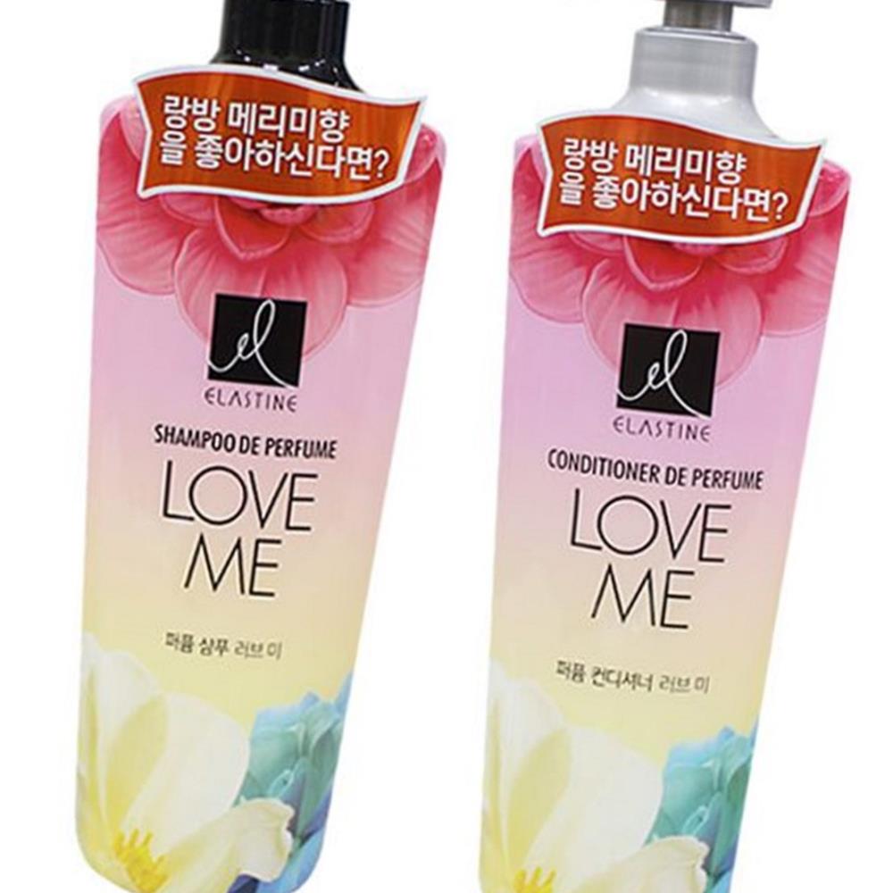 러브미 샤인빈 퍼퓸 600ml 컨디셔너 사무실 헤어 샴푸 : 워니해피