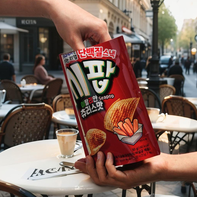 바다소리 바삭한 단백질 안주 씨팝 30g 이탈리안 츄러스 5봉+5봉 맛있는 단백질 스낵