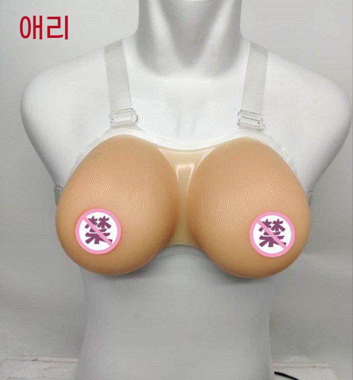 인조 가슴 풀 속옷 컵 실리콘 자연스러운 착용감 여장남자 여장 코스튬 보조소품 - 상세 이미지 2