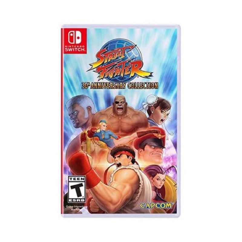 닌텐도 스위치 스트리트 파이터 30주년 기념 해외판 새제품 및 중고 (한글지원) 해외판(북미) 포장 용지 영어 중고