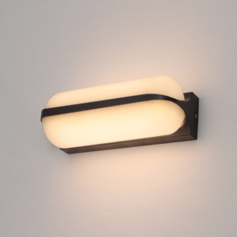 KS인증 외벽등 LED 외부 라인 일자 포인트 베란다 원형 벽등 벽부등 블랙