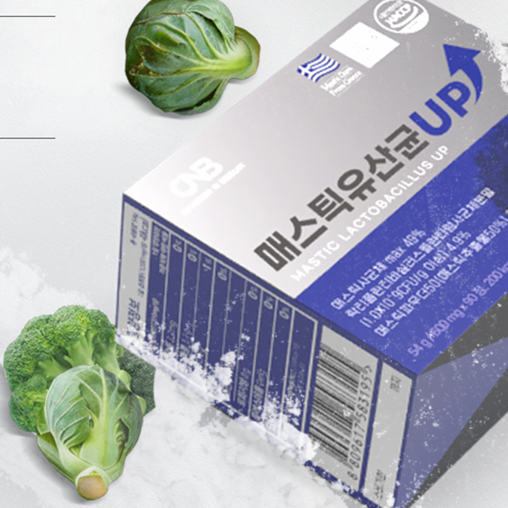 위 장 매스틱유산균 메스틱검 사균체 유산균 테르펜 알약타입 무농약 상온 고함량 90정 - 상세 이미지 3