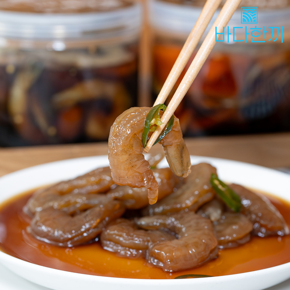 순살 간장 깐 새우장 500g 짜지않은