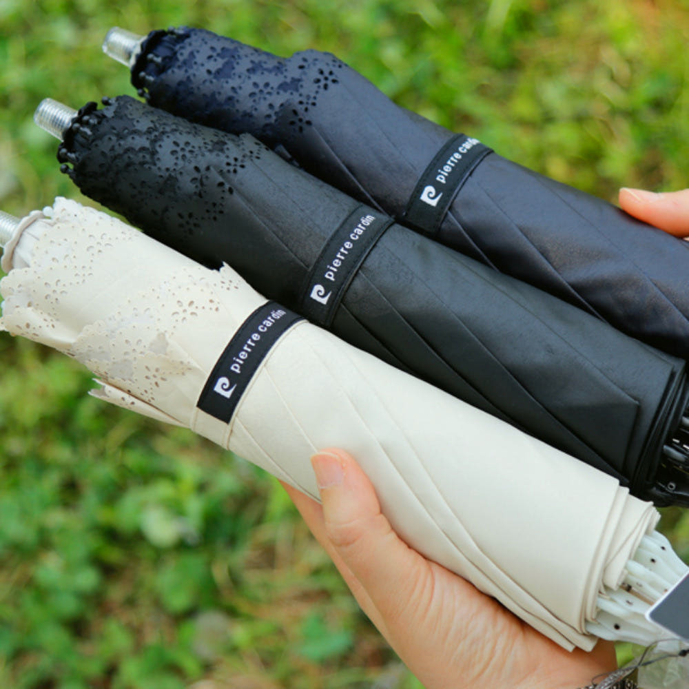 피에르가르뎅 암막 초경량 양산 우양산 자외선차단99% 펀칭레이스 UV차단