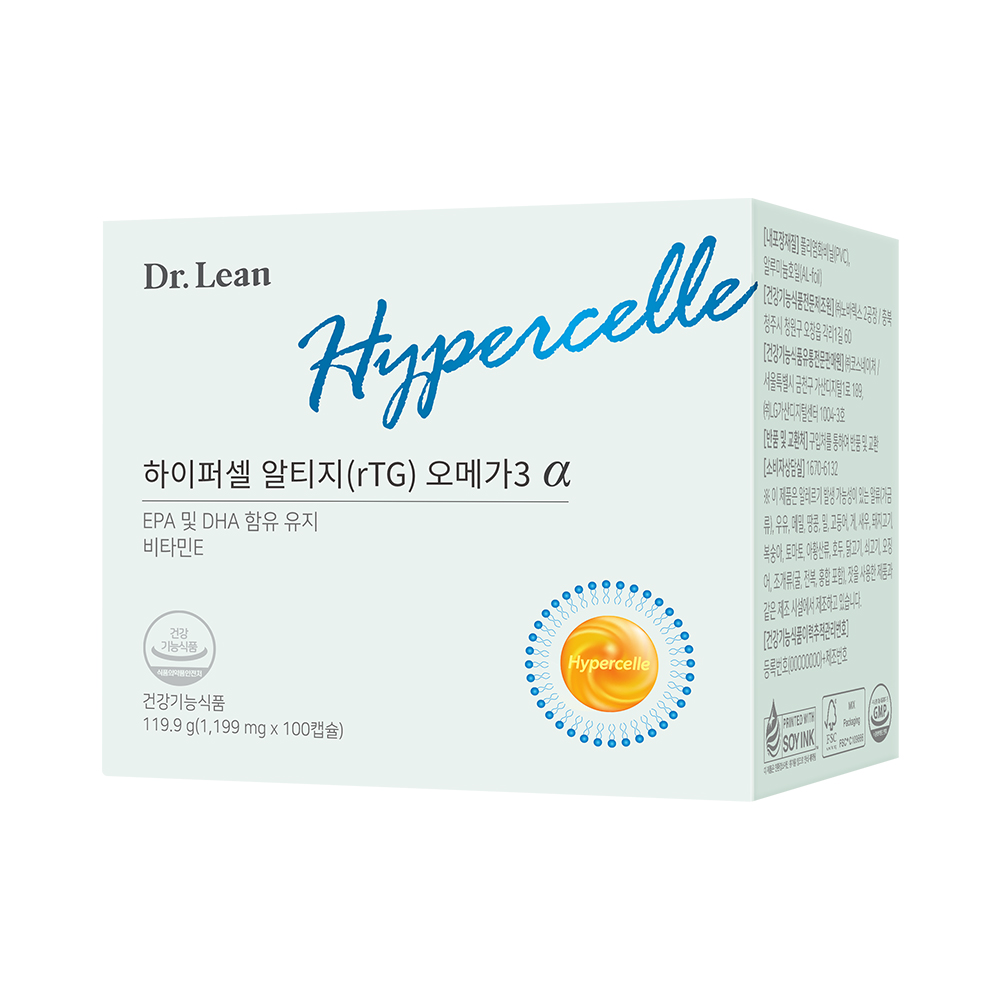 [네이버 단독 100일분] 닥터린 송중기 하이퍼셀 알티지(rTG) 오메가3 알파 100캡슐, 1개 - 상세 이미지 3