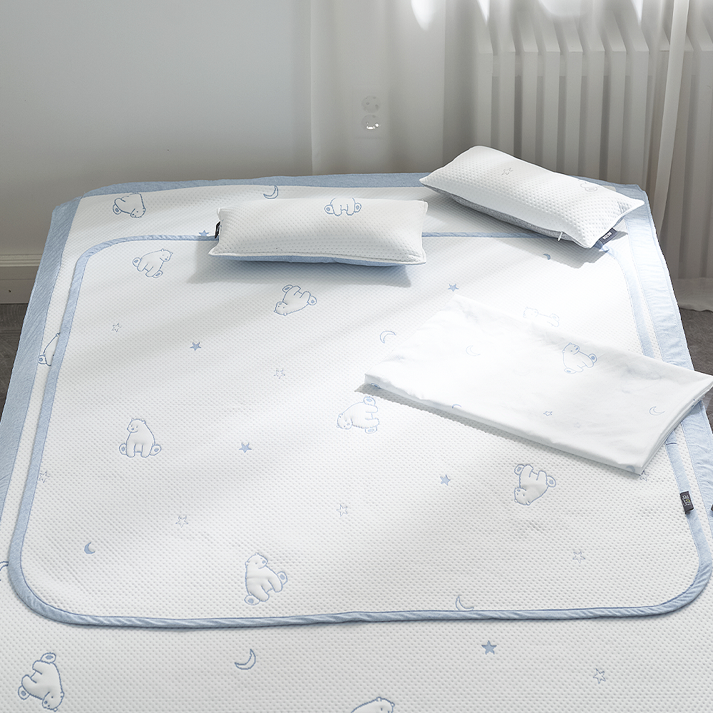 냉감유아패드 듀라론 쿨베어 여름패드 쿨베어 어린이집 어린이패드