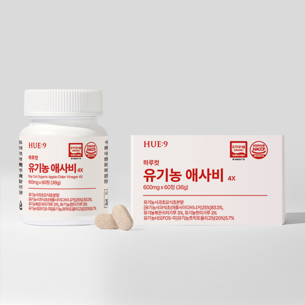 유기농 애사비 정 알약 초산균 에탄산식초 애플비니거사이다 효능 - 상품 이미지