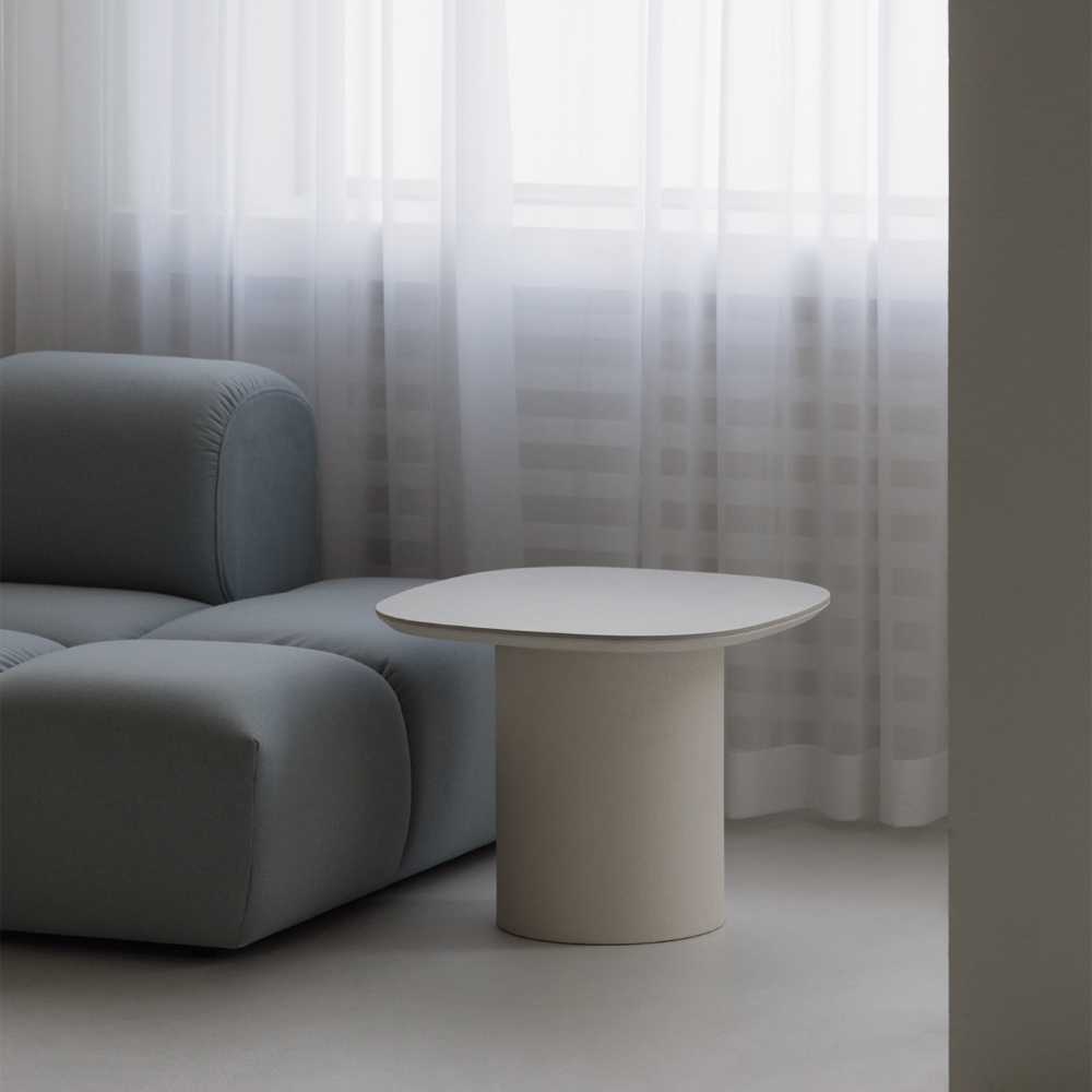 로힘 거실 세라믹 커피테이블 보조 쇼파 간이 포세린 사이드테이블