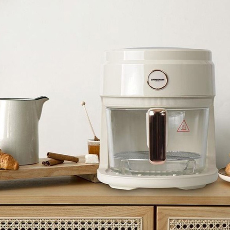 1인 에어프라이어 유리 에어프라이기 보이는 에어프라이어 가정용 미니 에어프라이어