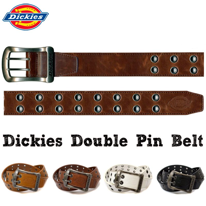 디키즈 DICKIES 40mm 더블 아일렛 벨트 앤티크 로고 4컬러 - 상품 이미지