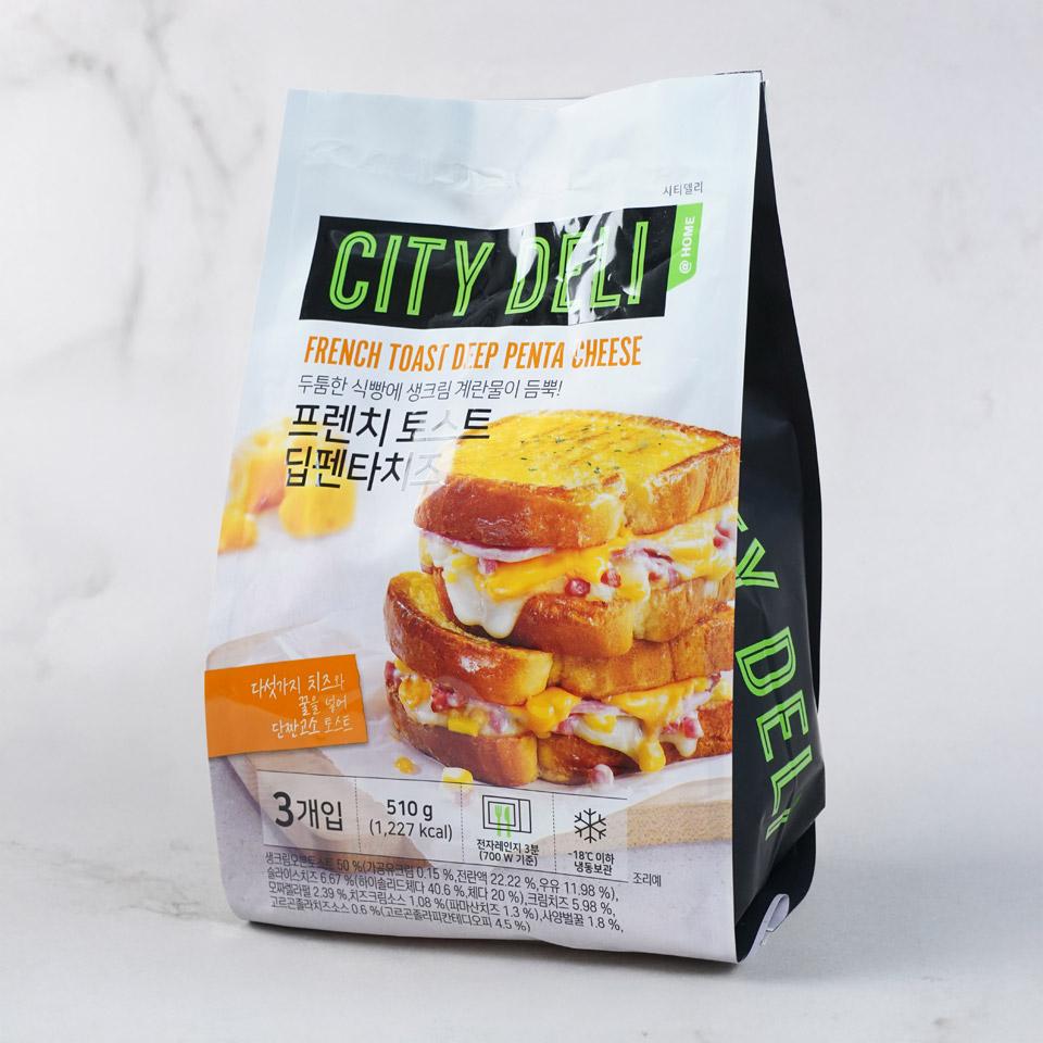 메가마트 시티델리 프렌치토스트 딥펜타치즈 3입 510g - 상세 이미지 2