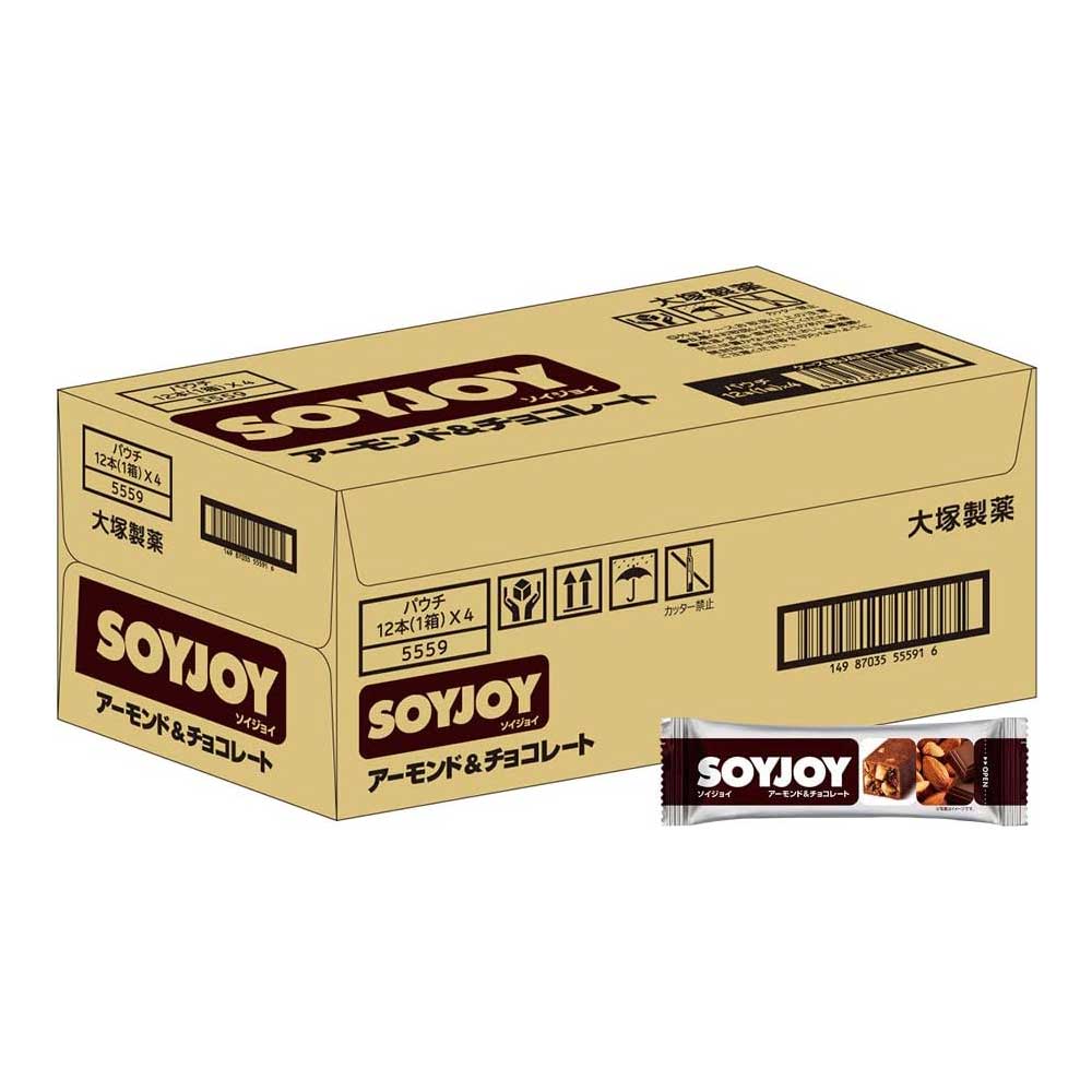 오츠카 SOYJOY 소이조이 영양바 아몬드&amp;초콜릿 48개세트 일본 간편식