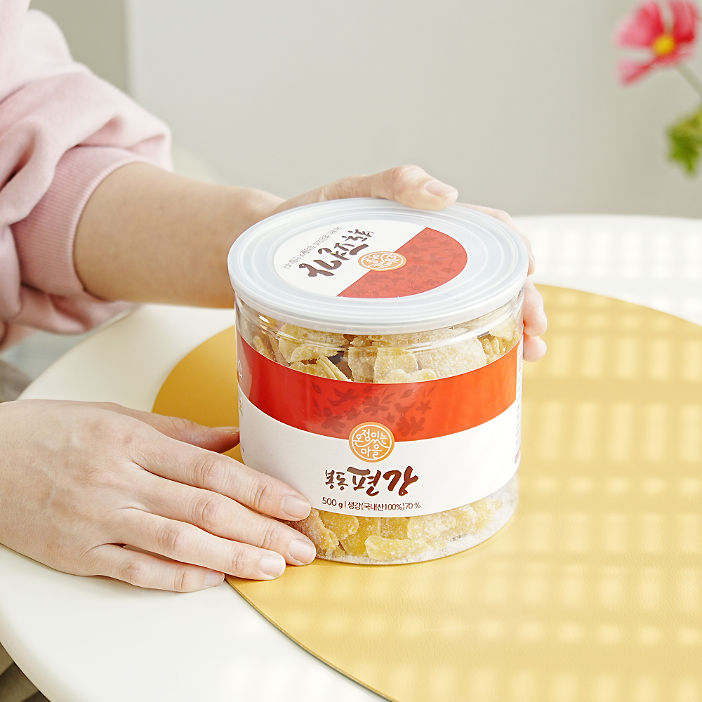 봉동 생강편강 500g 생강편 절편 과자 - 상품 이미지