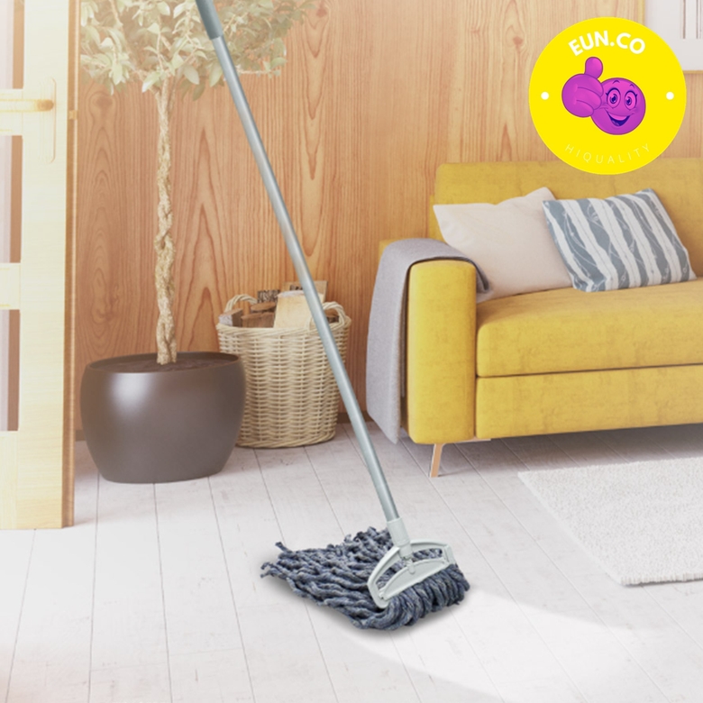 바닥 청소 밀대 대걸레 간편한 조립 학교 학원 대청소 강력한 흡수력 (마포대+걸레)
