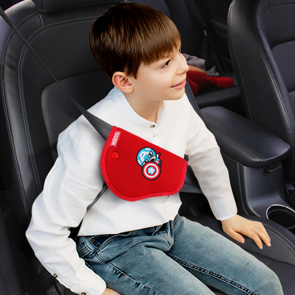 국내생산 펭수 마블 일반형 유아 어린이 안전벨트가드 주니어카시트 호환