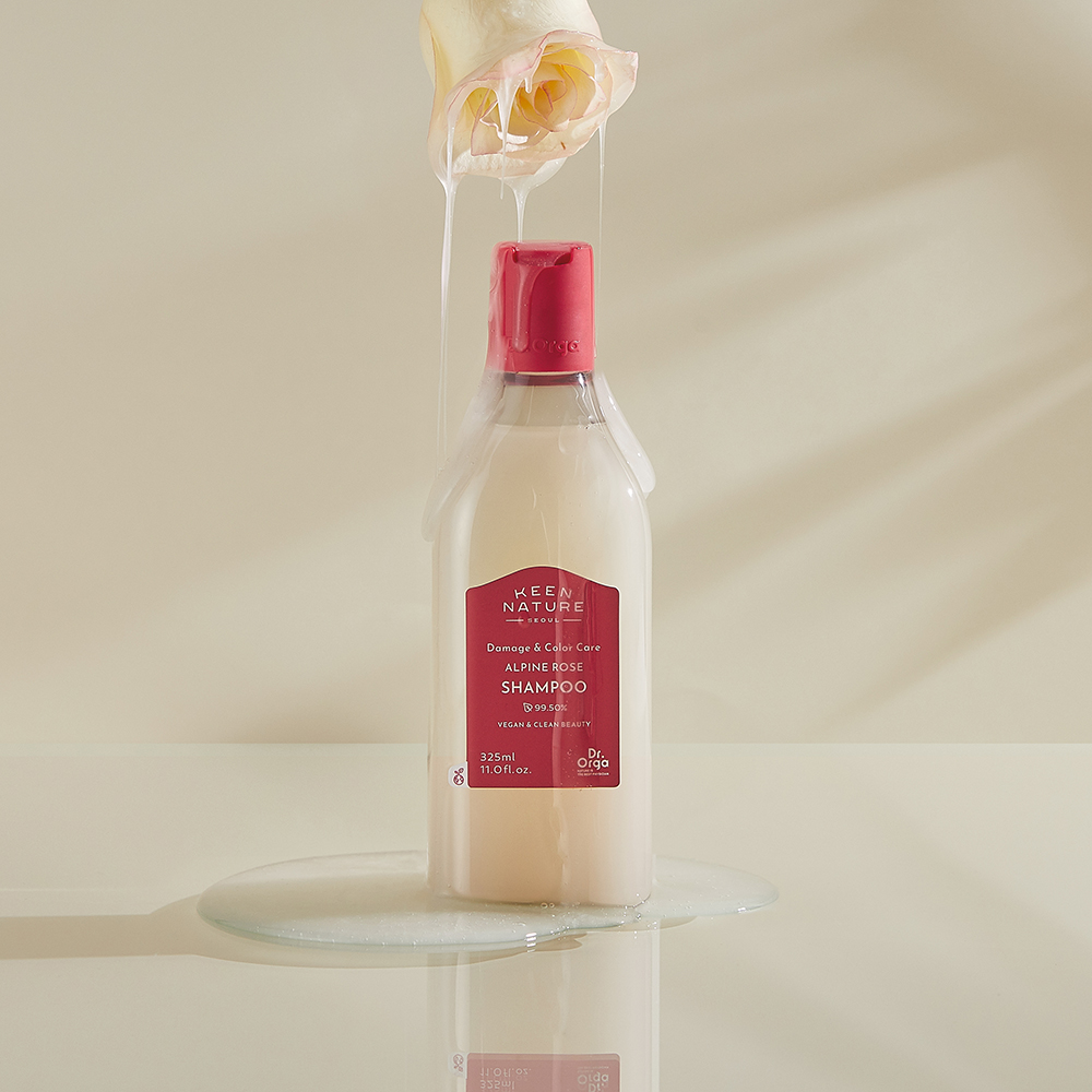 닥터올가 알파인 로즈 극손상 헤어케어 2종세트 (약산성 앰플 샴푸 325ml +  무실리콘 단백질 헤어 컨디셔너 210ml) - 상세 이미지 2