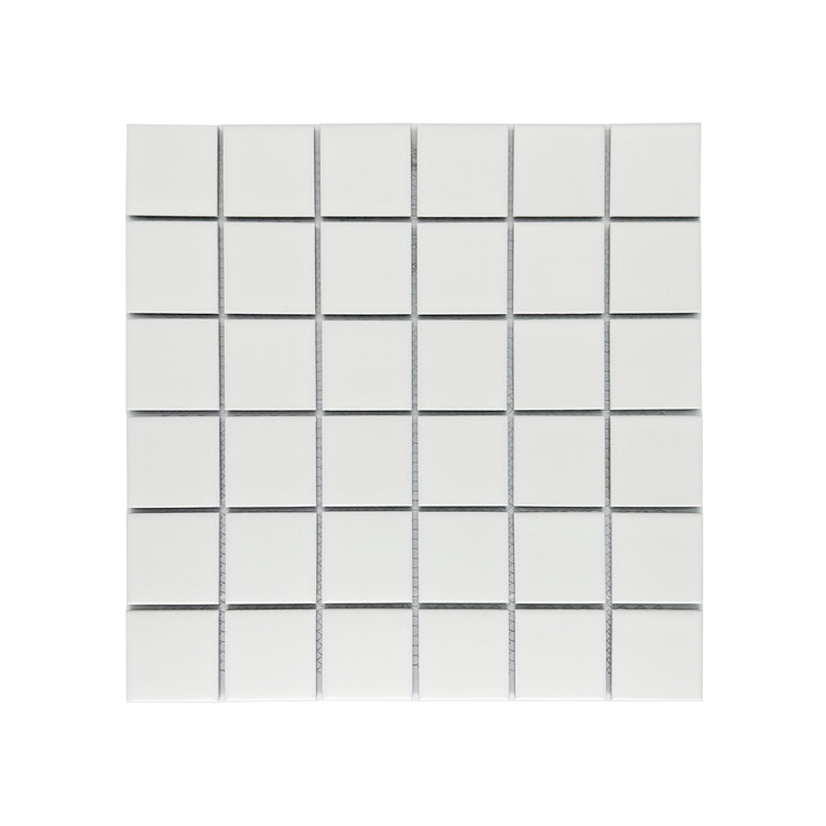 G48-WHITE-M 모자이크타일 화이트 - 상품 이미지