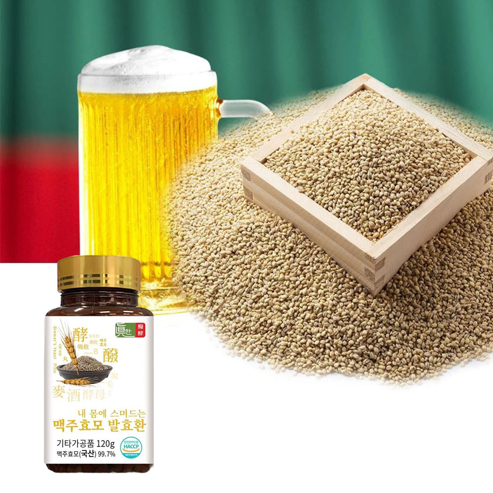 진한 맥주효모 발효환 120g 플란타 김치 유산균