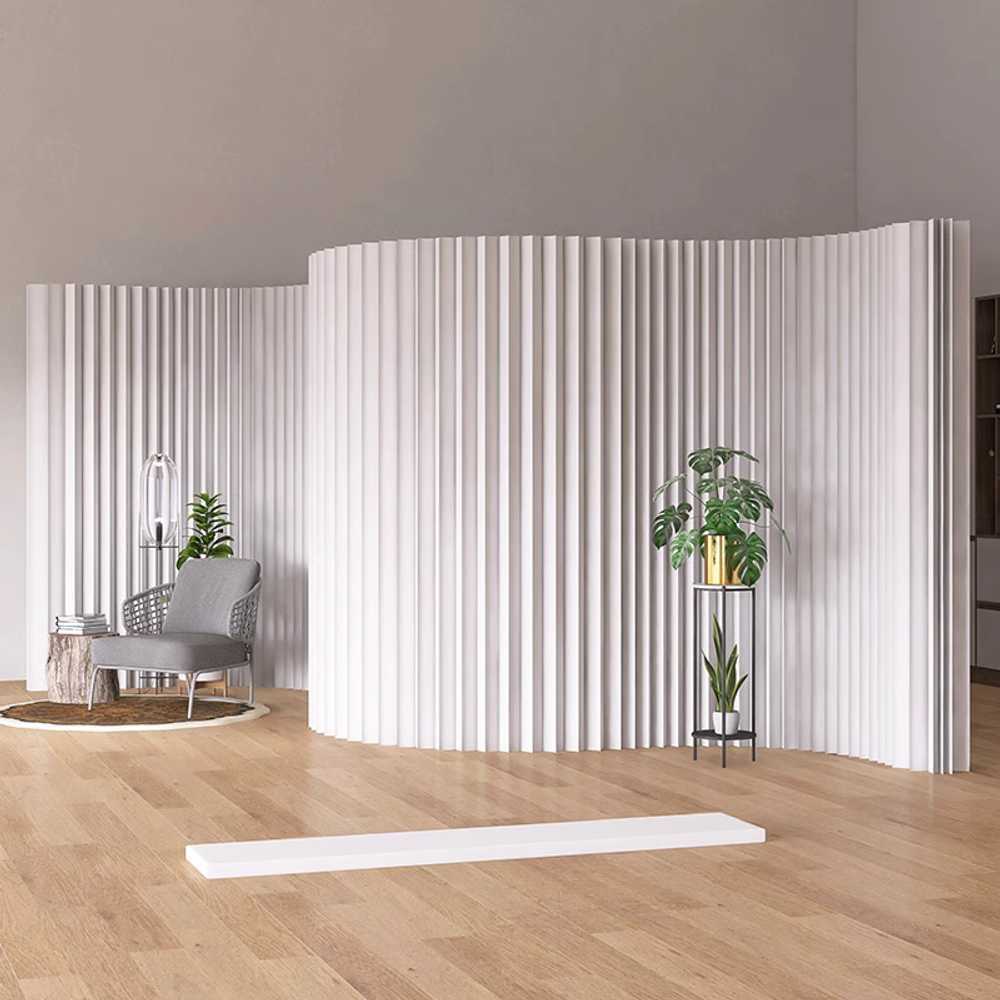 종이가벽 이동식 접이식 칸막이 전시장 가림막 종이벽 1.6x2m 28cm - 상세 이미지 2