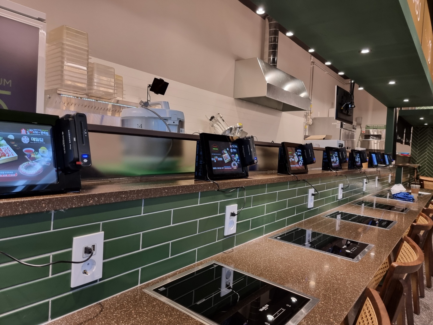 웰치 테이블인덕션 1구 WEI-100N 매립형 2000W