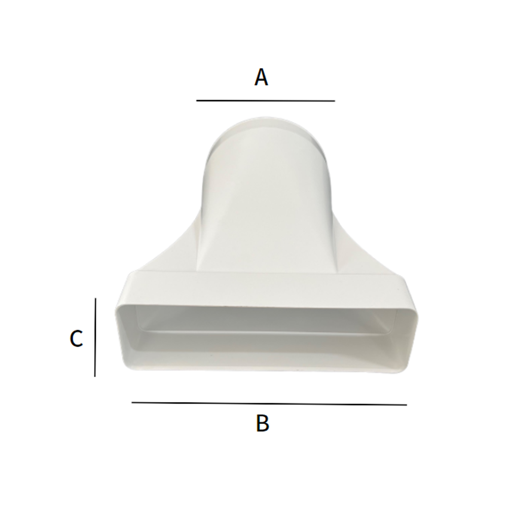 플랫덕트 사각덕트 이형레듀사 배관용품 100 125 150 닥트 환기 자... 실사용 후기 | 효과 있을까? - 대표 이미지