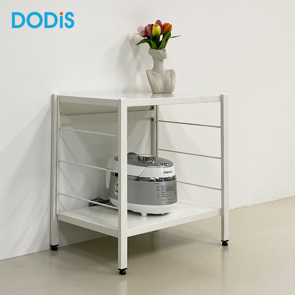 도디랙 전자레인지선반 밥솥 선반 수납장 렌지대 오븐 다이 2단 600400600