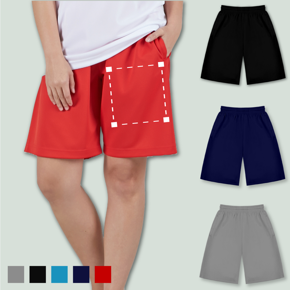 (인쇄비포함) 기능성 쿨론 드라이 하프 팬츠 반바지 주문 제작 인쇄 소량 프린팅 커스텀