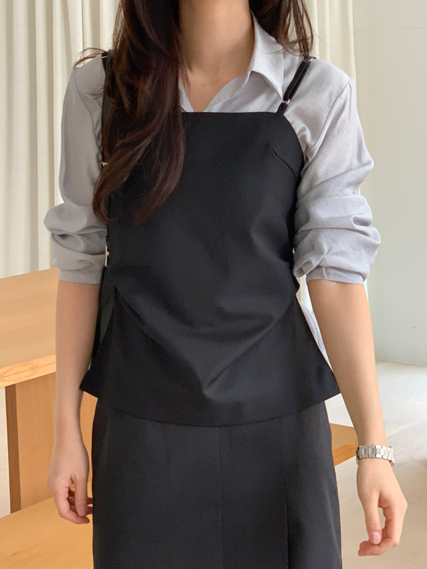 타티아 언발 투핀턱 백슬릿 H라인 롱 스커트 2color 상세 이미지 64