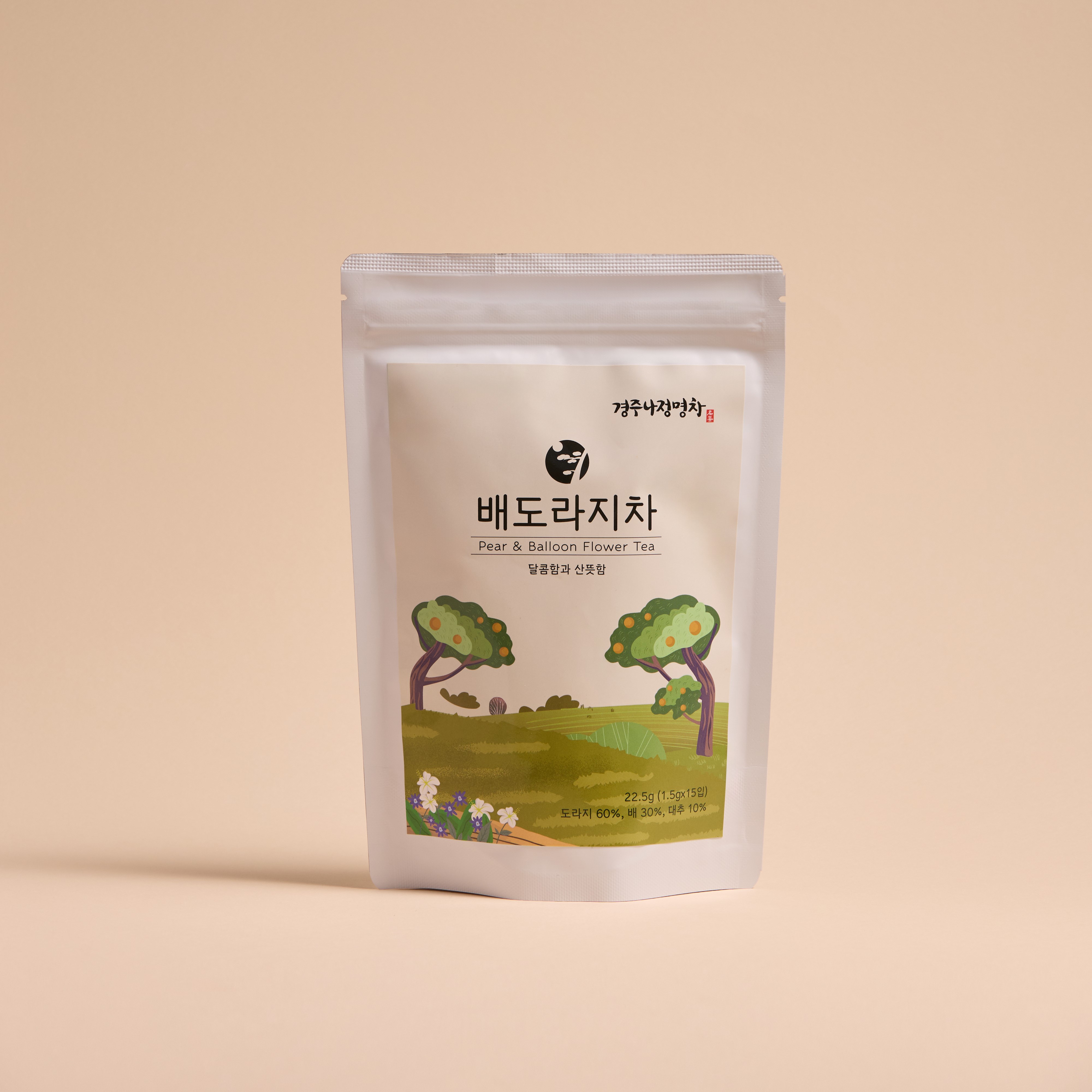 경주나정명차 배도라지차 15티백 파우치 - 상품 이미지